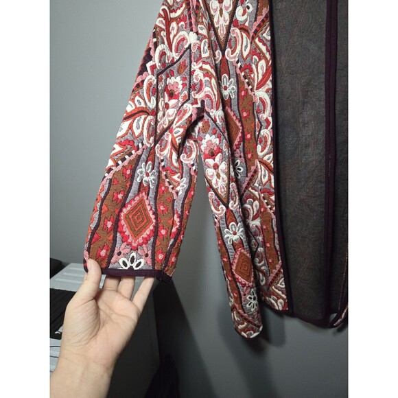 F & F Colorful Made In Turkey Cardigan Womens - Picture 6 of 6